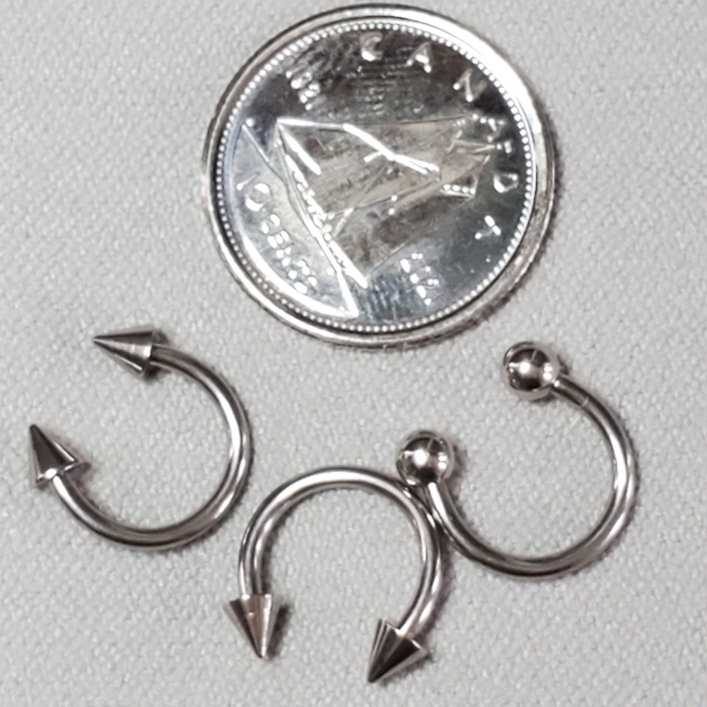 Surgical Steel Lip/Eyebrow Horseshoes